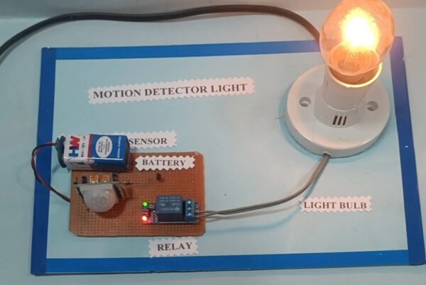 Automatic Motion Detector Light Control System