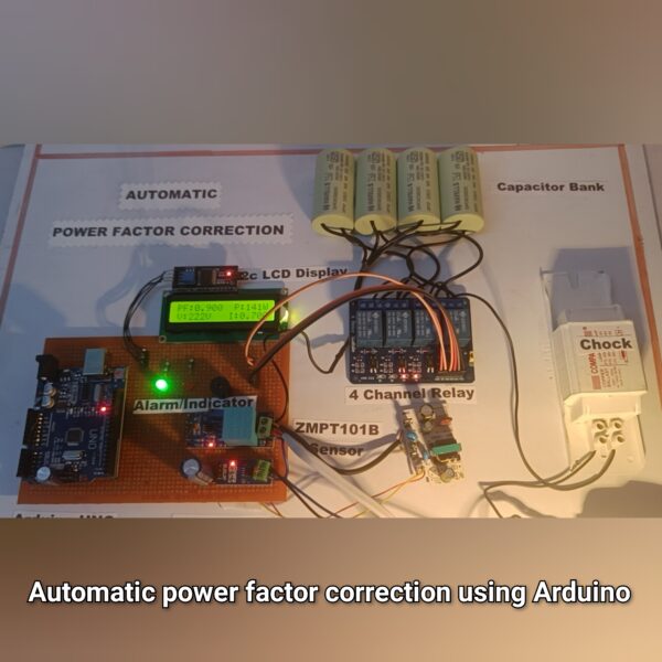 Power factor correction using Arduino